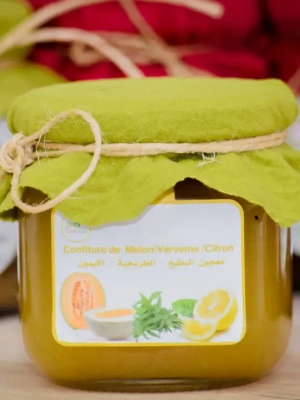 Confiture de melon/verveine/citron