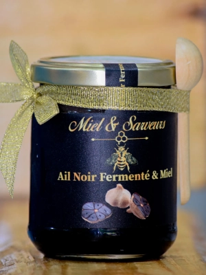 Miel et Saveur: Miel et Ail Noir Fermenté