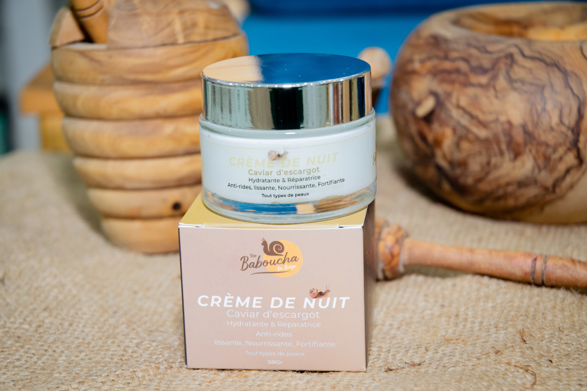 créme de nuit caviar d'escargot by BABOUCHA