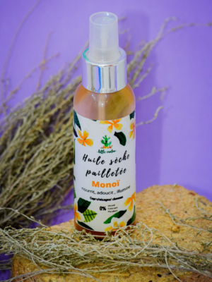 huile seche paillotée Huile sèche pailletée