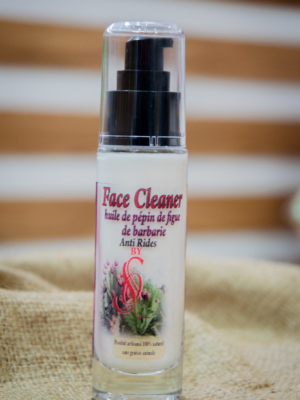 FACE CLEANER Huile de pépin de figue de barbarie. anti rides Gel nettoyant à l'huile de pépins de figue de barbarie