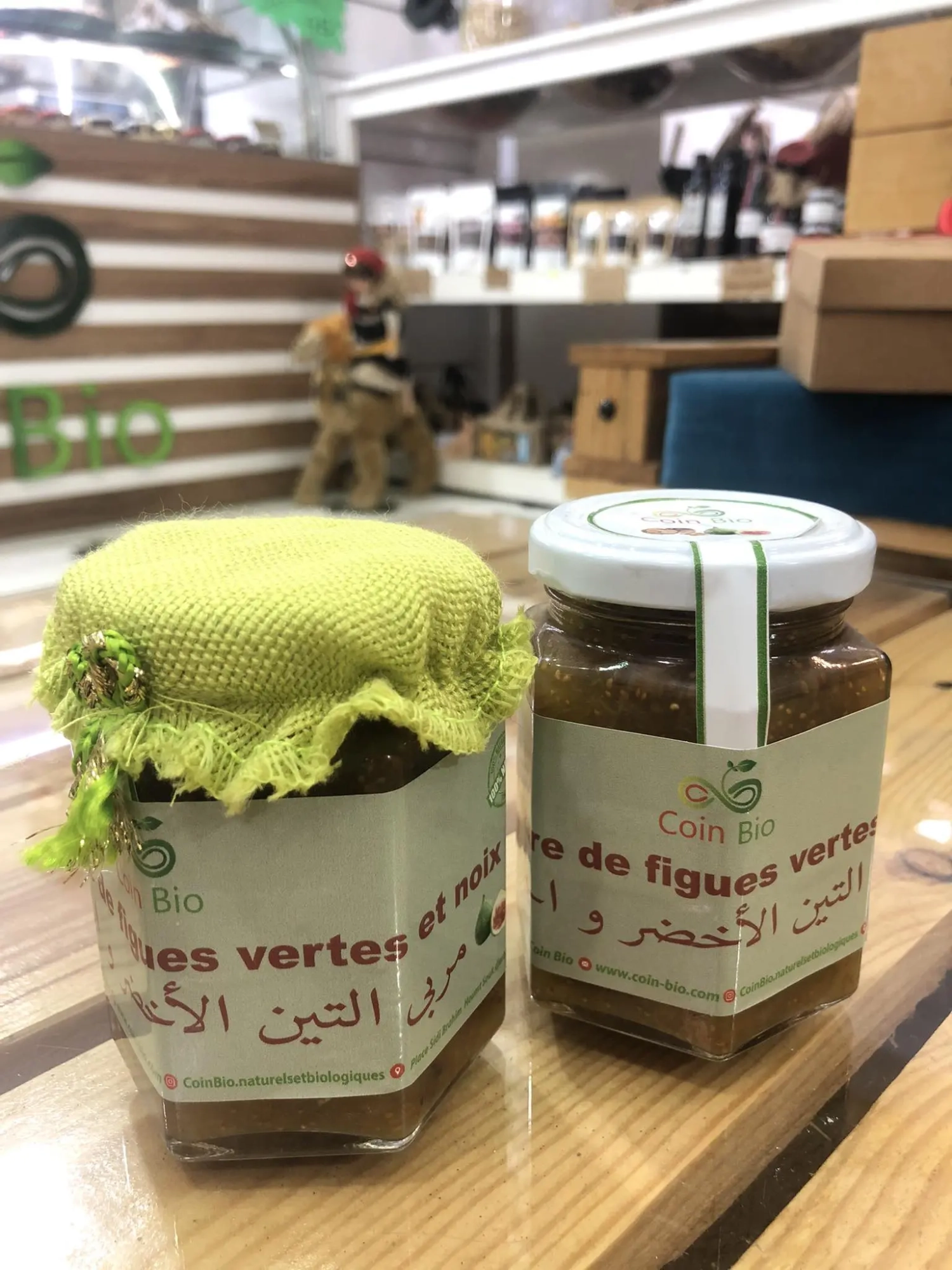 Confiture de figues vertes et noix Confiture de figues vertes et noix