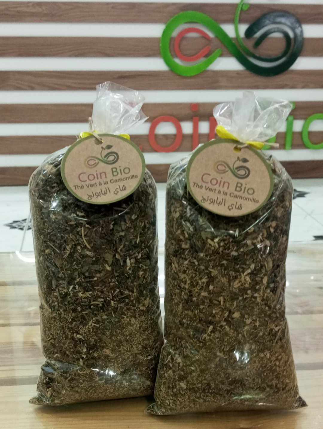 Thé vert à la camomille