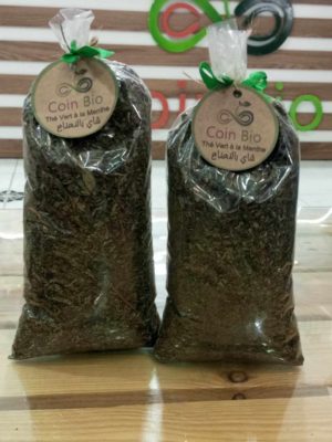 Thé vert à la menthe