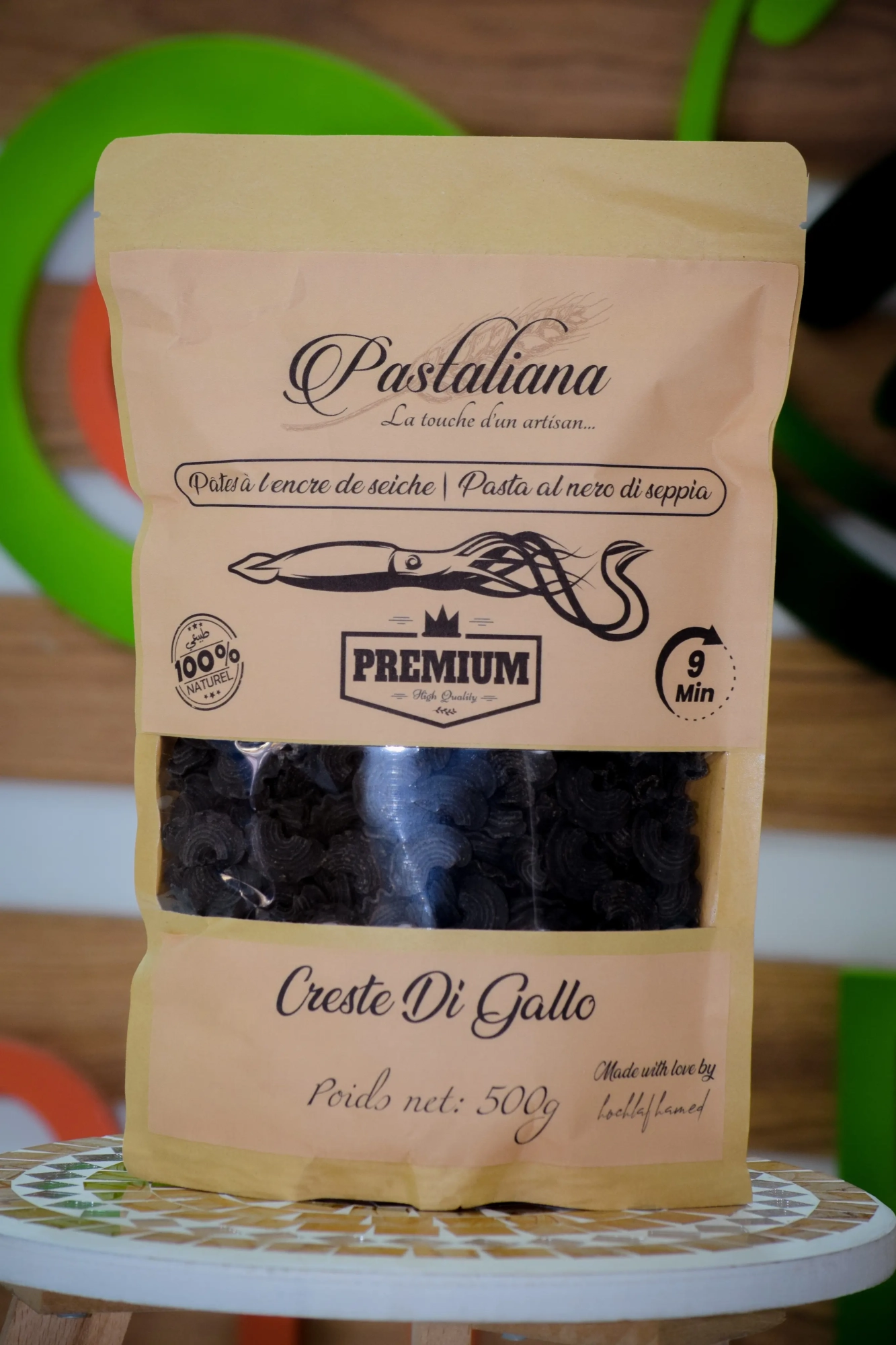 Pâte encre de seiche Pâte encre de seiche