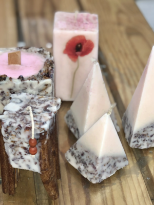 bougie rose bougie rose